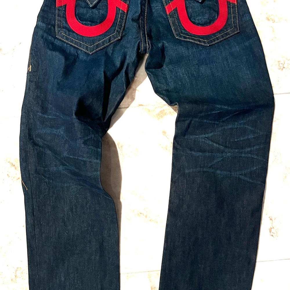 True religion Men's Blue Jeans Preloved good condition - Picture 2 of 4
